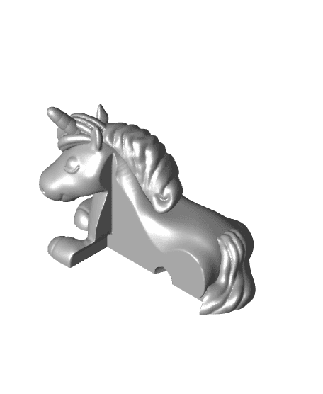 Sleeping unicorn compatible with Toniebox 3d model