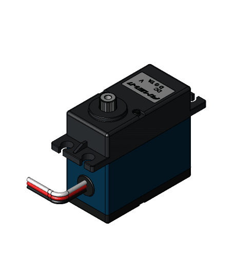 AMEWI Servo Type DC5821LV WP 3d model