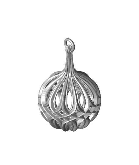 Diamond Christmas Ball Design 2 3d model