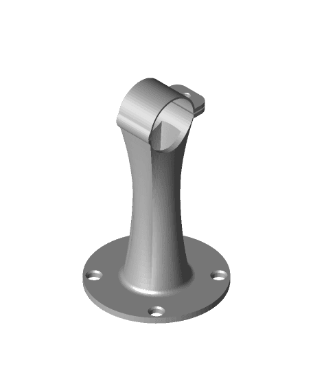 heated towel rack mount.stl 3d model