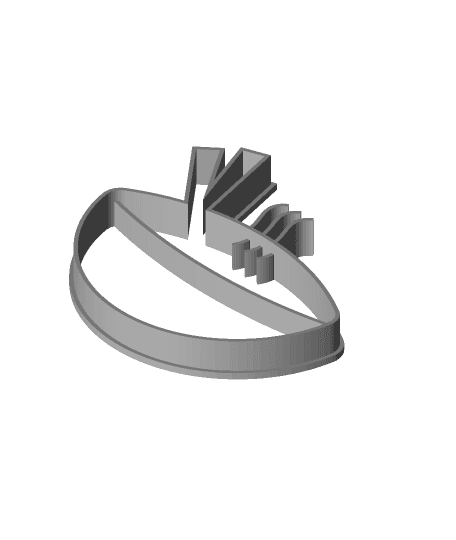 Ramen Noodle Bowl Cookie Cutter 3d model