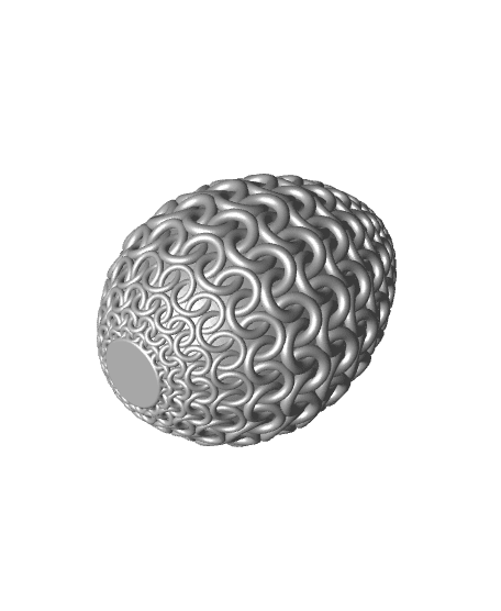 Knitted Egg 3d model