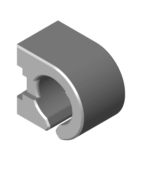 Drill shelf holder 3d model