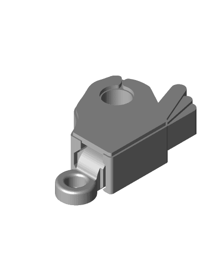 Mini Flip OK Hand Keychain 3d model