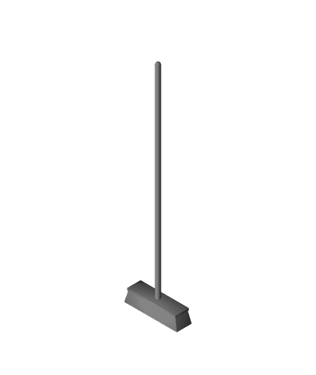 Rectangle Broom.obj 3d model