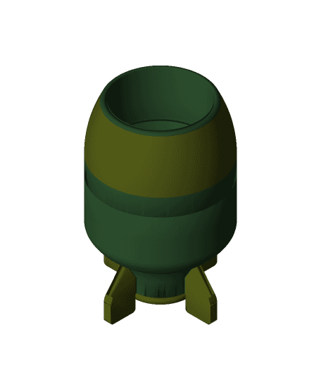 Rocket Can Cup - Elon Musk Can Cup 3d model