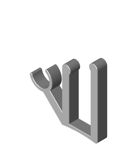 Rope Light Mounting Clip.stl 3d model