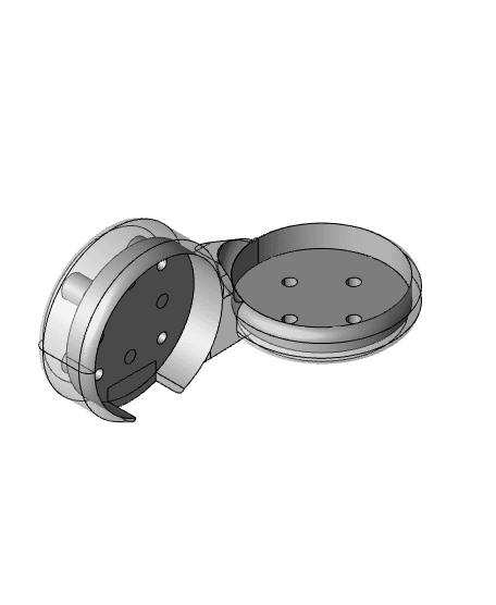 4005 to 4005 vertical mount.step 3d model