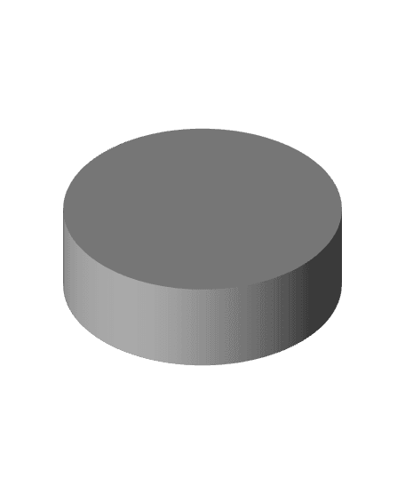 Nordiques hockey puck 3d model