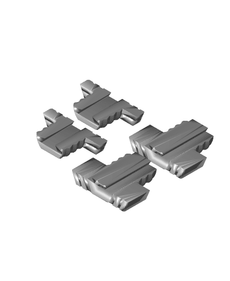 Multiboard DeWalt Bit Holder: 10 mm Mid Thread, Dovetail Cut Head, T-Bolt 3d model