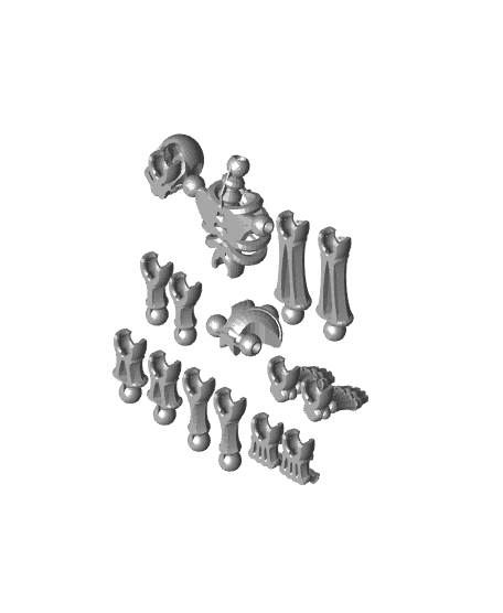 Toy skeleton 3d model