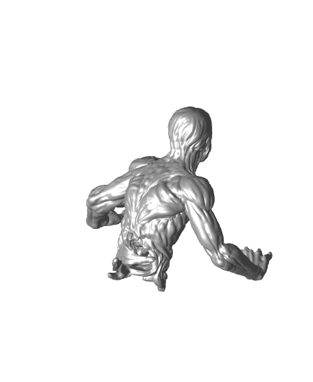 Oversized Humanoid - SCP - PRESUPPORTED - Illustrated and Stats - 32mm scale			 3d model