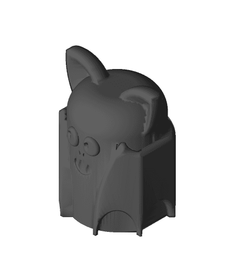 Bat Bobblehead 3d model