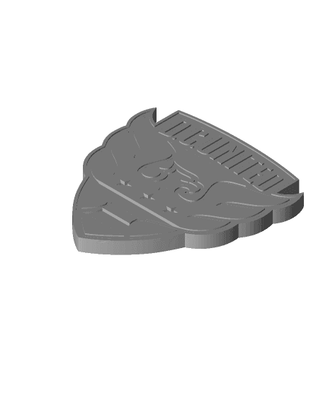 CS DC United coaster or plaque 3d model