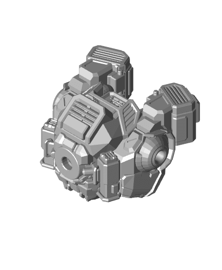 MWO Warhammer IIC  3d model