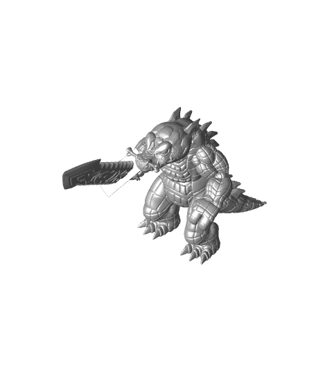 GatorMan_with_Sword.stl 3d model