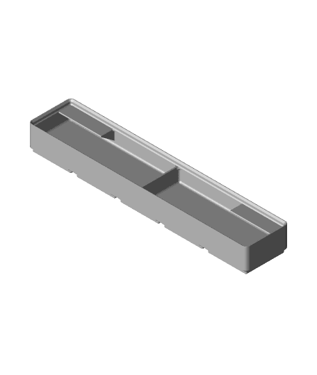 Divider Box 5x1x3 2-Compartment.stl 3d model