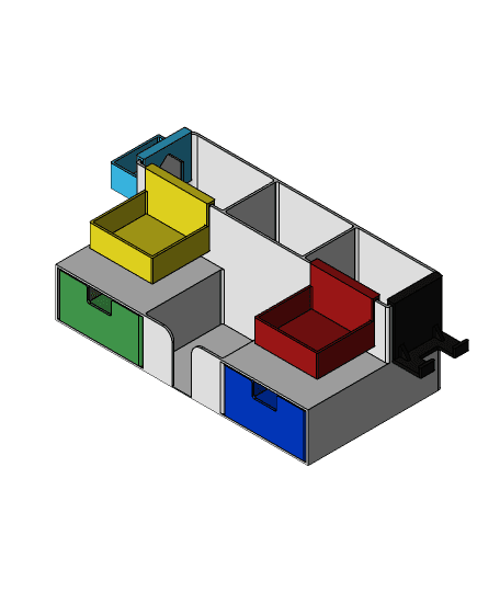 Desk Organizer II 3d model