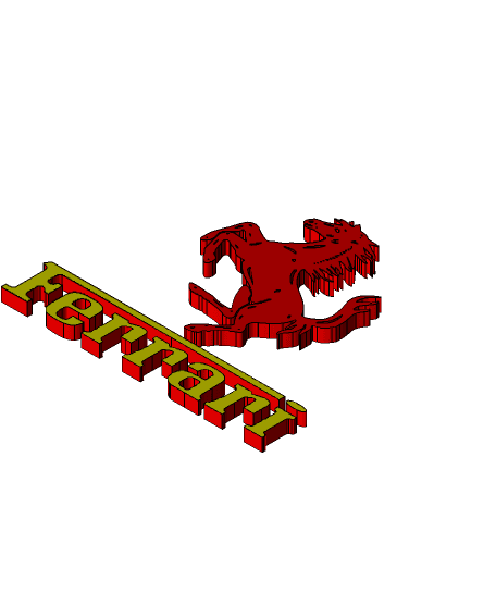 Ferrari Logo  3d model