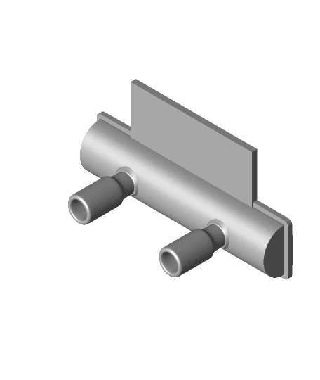 VW Karmann Ghia exhaust 3d model