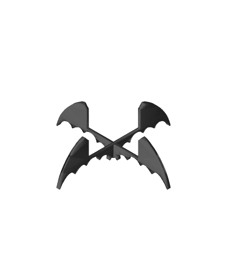 Bat Wing Coaster Holder 3d model