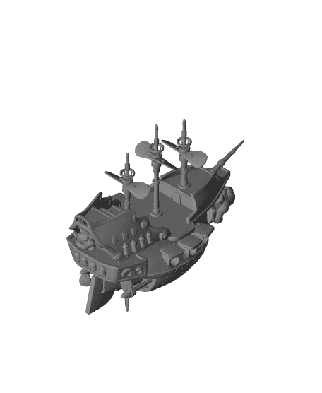 Bowser's Airship 3d model