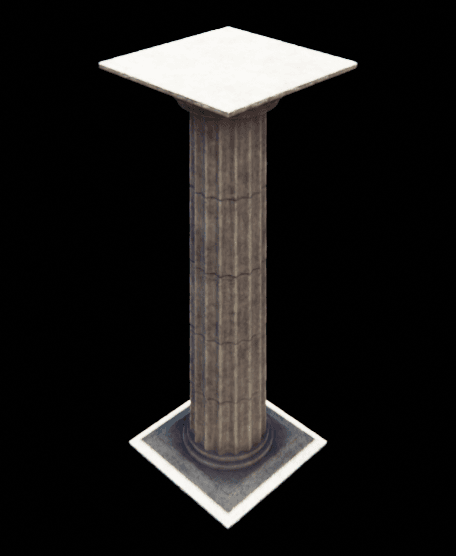 Greek Doric Column - Highpoly 3d model