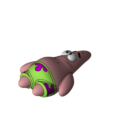 Patrick SpongeBob Sérgio CAD CAM 3d model