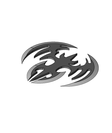 Bat Shuriken 3d model