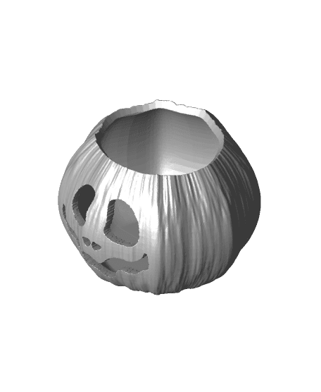 Three Dual Colour Pumpkins (Pumpkin 2) 3d model