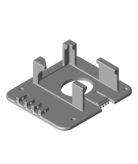 Vesa Raspberry Pi mount 3d model