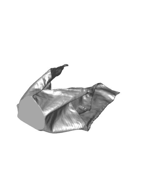 Magic cloth shelf 3d model