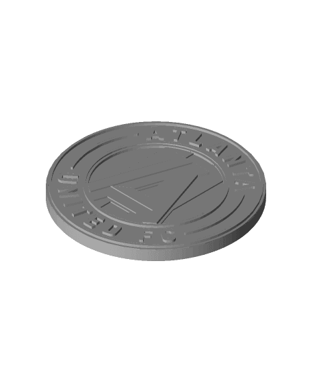 CS Atlanta United coaster or plaque 3d model