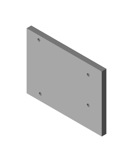 Esp32 Expansion Board Mounting Dimensions 3d model