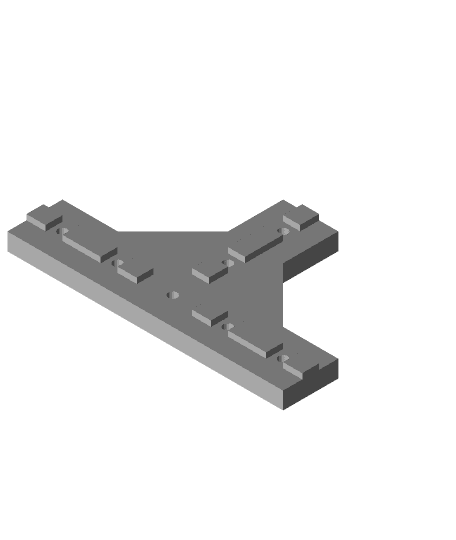 Simple T Bracket 3d model