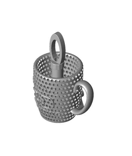 Remix of "I Love 3D Printing" Remixing Mug 3d model