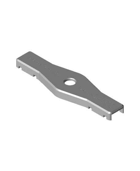 Easy Up Repair Bracket, 22.5 x 10.15 pole 3d model