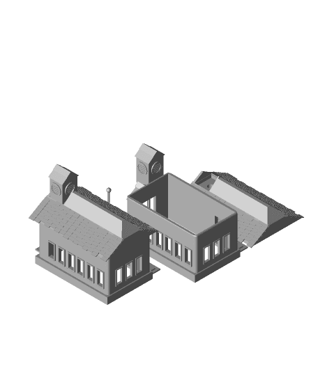 FHW: Minitown School 3d model