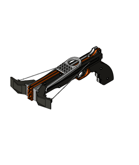 Hand Crossbow 3D-print 3d model