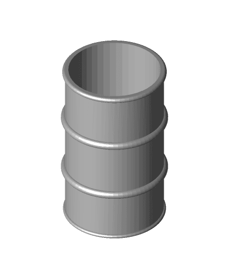 oil barrel 3d model