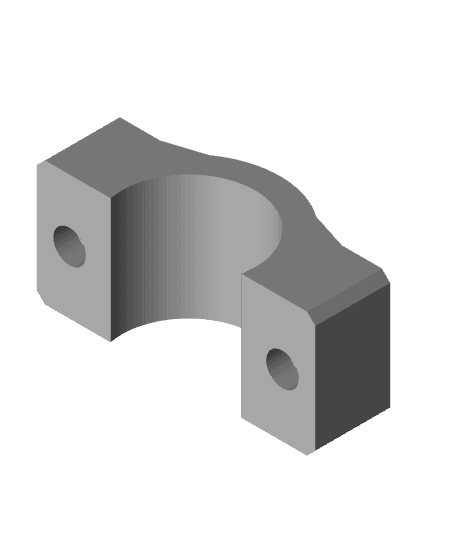 Lid Bracket - Brute Rubbermaid Garbage Bin 3d model