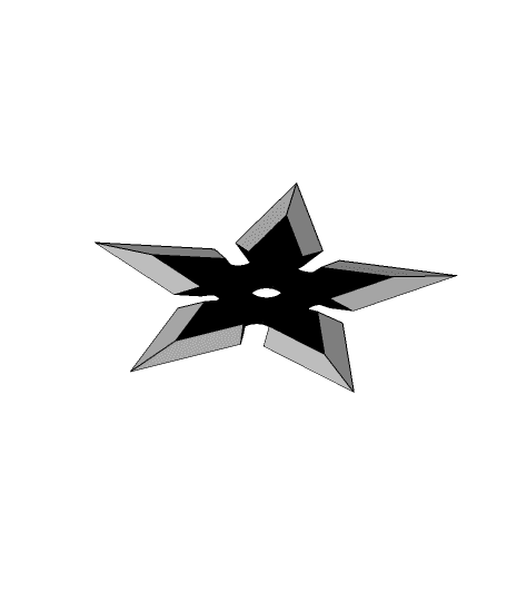 Ninja Star 35 3d model