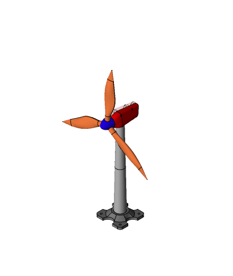 Wind Turbine 3d model