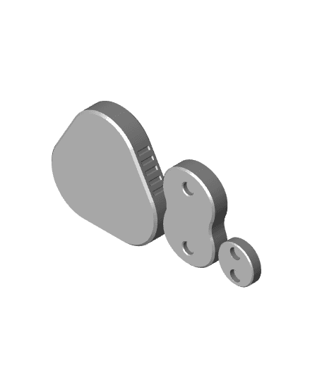 Rotary Magnetic Slider Fidget Toy 3d model