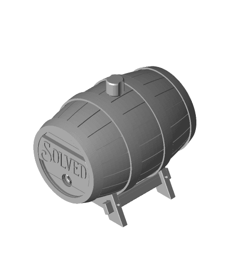 Barrel Cooper's Puzzle Box 3d model