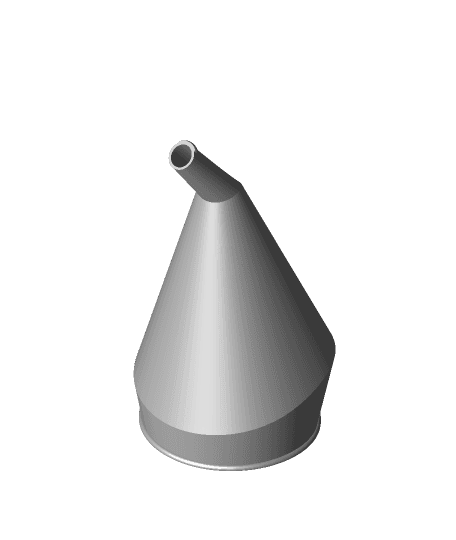 Set Down Oil Funnel 3d model