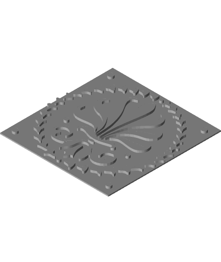 Coaster Ornament v1.2 3d model