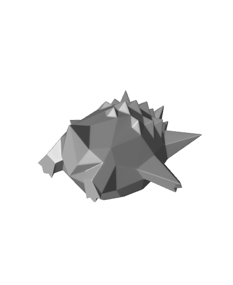 Low-poly Gengar 3d model