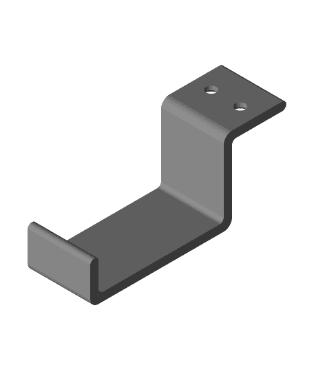 Headphone Holder screwed.obj 3d model