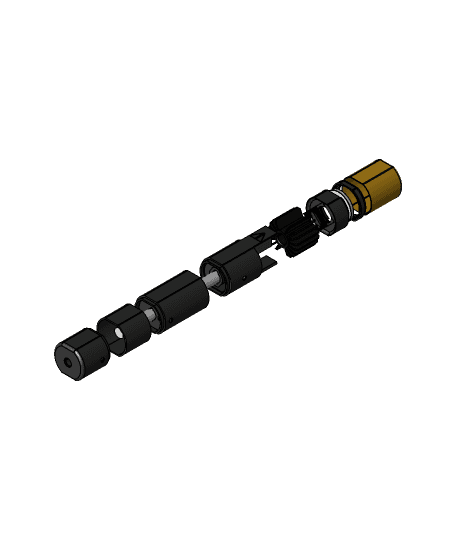 48 V Flashlight WIP 3d model